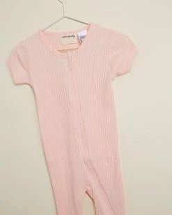 Buy 💯 Wilson & Frenchy Organic Rib Zipsuit - Babies Blush 🔔 -Baby Online store http3A2F2Fstatic.theiconic.com .au2Fp2Fwilson and frenchy 2252 1683431 3