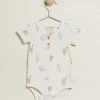 Hot Sale 🔥 Wilson & Frenchy Organic Henley Bodysuit - Babies Seedling 🌟