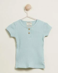 Best Sale 👏 Wilson & Frenchy Organic Rib Top - Babies Pistachio ❤️