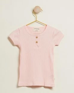 Buy 🥰 Wilson & Frenchy Organic Rib Top - Babies Blush 🤩