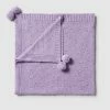 Promo 🤩 Wilson & Frenchy Knitted Spot Jacquard Blanket Pastel Lilac Fleck 🎁