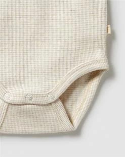 Buy 🔔 Wilson & Frenchy Organic Stripe Rib Bodysuit - Babies Oatmeal ✔️ -Baby Online store http3A2F2Fstatic.theiconic.com .au2Fp2Fwilson and frenchy 3614 1821541 4
