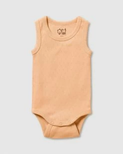 Best reviews of ⭐ Wilson & Frenchy Organic Pointelle Singlet Bodysuit - Babies Dusk ❤️