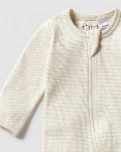 Coupon 🌟 Wilson & Frenchy Organic Stripe Rib Zipsuit with Feet - Babies Oatmeal 🛒 -Baby Online store http3A2F2Fstatic.theiconic.com .au2Fp2Fwilson and frenchy 3708 3521541 3