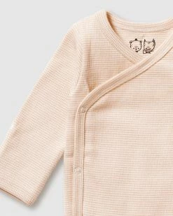 Best Sale 🎉 Wilson & Frenchy Organic Stripe Rib Kimono Bodysuit - Babies Dusk ❤️ -Baby Online store http3A2F2Fstatic.theiconic.com .au2Fp2Fwilson and frenchy 3716 4621541 3