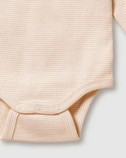 Best Sale 🎉 Wilson & Frenchy Organic Stripe Rib Kimono Bodysuit - Babies Dusk ❤️ -Baby Online store http3A2F2Fstatic.theiconic.com .au2Fp2Fwilson and frenchy 3723 4621541 4
