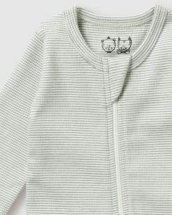 Wholesale 💯 Wilson & Frenchy Organic Stripe Rib Zipsuit with Feet - Babies Fern 💯 -Baby Online store http3A2F2Fstatic.theiconic.com .au2Fp2Fwilson and frenchy 3739 5521541 3