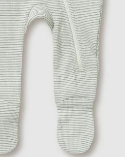 Wholesale 💯 Wilson & Frenchy Organic Stripe Rib Zipsuit with Feet - Babies Fern 💯 -Baby Online store http3A2F2Fstatic.theiconic.com .au2Fp2Fwilson and frenchy 3746 5521541 4