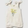 Hot Sale 😀 Wilson & Frenchy Organic Tie Playsuit - Babies Little Blossom 👏