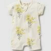 Wholesale 🎁 Wilson & Frenchy Organic Boyleg Zipsuit - Babies Little Blossom 🥰