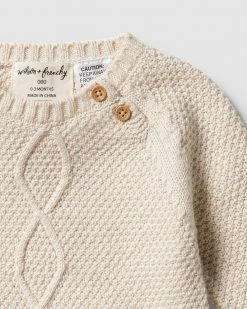 Cheap ✨ Wilson & Frenchy Knitted Cable Growsuit - Babies Oatmeal Melange 💯 -Baby Online store http3A2F2Fstatic.theiconic.com .au2Fp2Fwilson and frenchy 7150 5771021 3