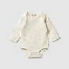 Cheap 🌟 Wilson & Frenchy Organic Envelope Bodysuit - Babies Little Blossom 🔥