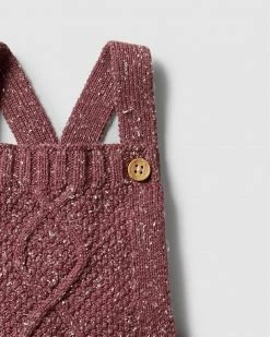 Deals 👏 Wilson & Frenchy Knitted Cable Playsuit - Babies Wild Ginger Fleck 🤩 -Baby Online store http3A2F2Fstatic.theiconic.com .au2Fp2Fwilson and frenchy 7264 3571021 3