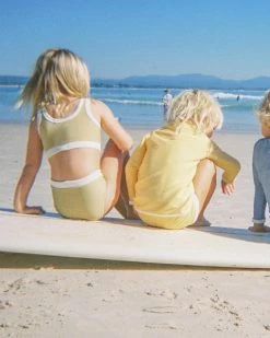 Flash Sale 🌟 Zulu & Zephyr Mini Rib 👙 Bikini - Babies-Kids Avocado 😉