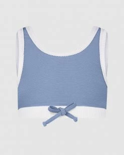 Hot Sale ✔️ Zulu & Zephyr Mini Rib 👙 Bikini - Babies-Kids Denim 👏