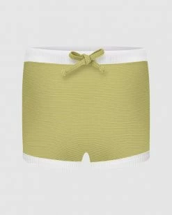 Wholesale 🔔 Zulu & Zephyr Mini Rib Shorts - Babies-Kids Avocado 🎉
